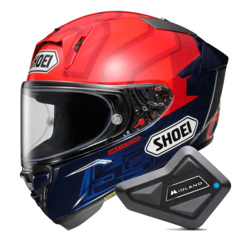 Integral Shoei X-SPR Pro Marquez TC-1 + Kit Bluetooth BT Mini
