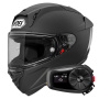 Casque Integral Shoei X-SPR Pro Matt Black + Kit Bluetooth 5S Solo