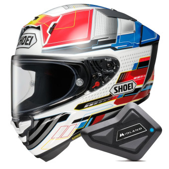 Integral Shoei X-SPR Pro Proxy TC-10 + Kit Bluetooth BT Mini
