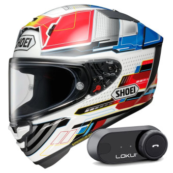 Integral Shoei X-SPR Pro Proxy TC-10 + Kit Bluetooth Lokui K30