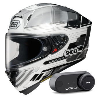 Integral Shoei X-SPR Pro Proxy TC-6 + Kit Bluetooth Lokui K30