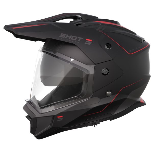 Integral SHOT Trek Rally Black Red Matt