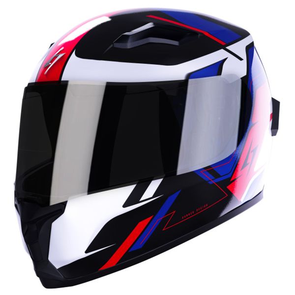 Stormer Wise Runner Blue Red White Pearly + Kit Bluetooth 5S Solo