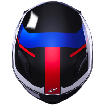 Stormer Wise Runner Blue Red White Pearly + Kit Bluetooth Lokui K30