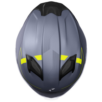 Stormer ZS 1001 Taken Grey Neon Yellow Matt + Kit Bluetooth BT Mini