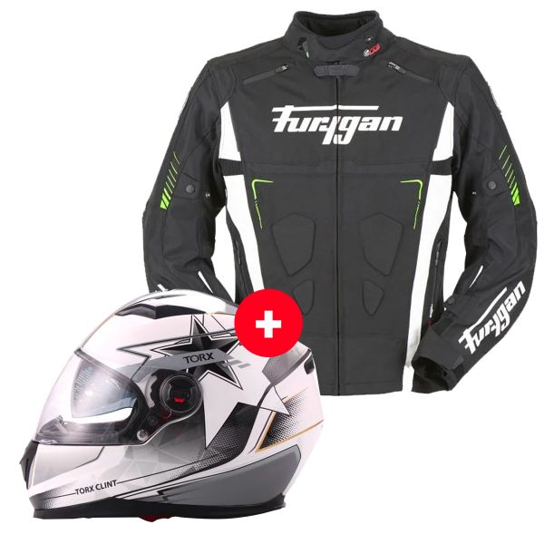 Integral Torx Clint Pilot White Black + Vortex Black White Green