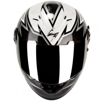 Scorpion EXO 500 Air Da Costa Blanco Negro Plata