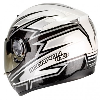 Scorpion EXO 500 Air Da Costa Blanco Negro Plata