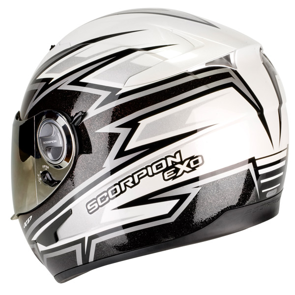Scorpion EXO 500 Air Da Costa Blanco Negro Plata