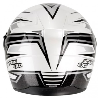 Scorpion EXO 500 Air Da Costa Blanco Negro Plata
