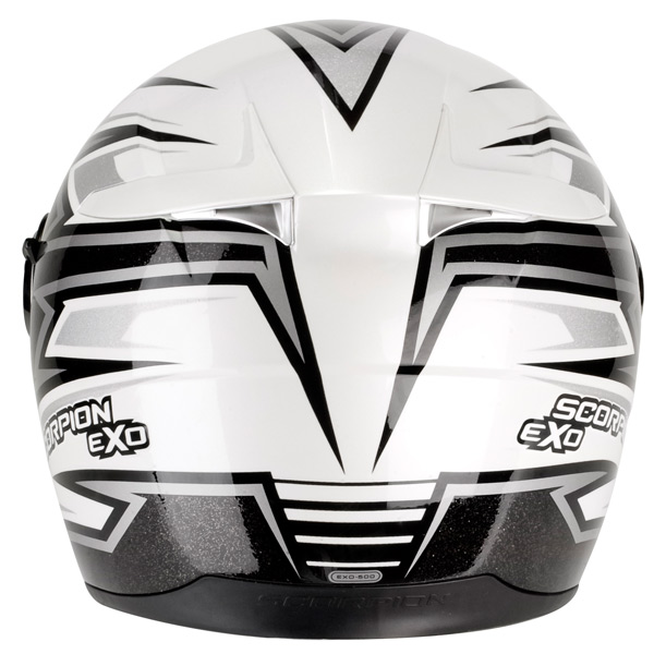 Scorpion EXO 500 Air Da Costa Blanco Negro Plata