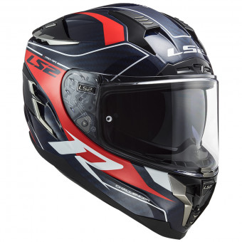 Integral LS2 Challenger C Grid Blue Carbon Red FF327