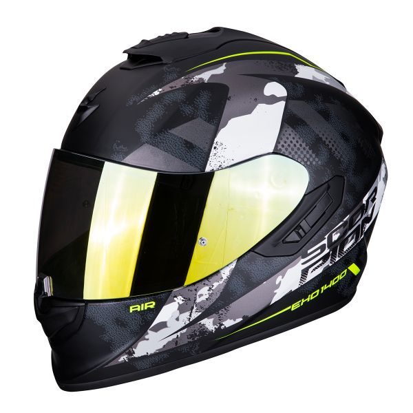 Integral Scorpion Exo 1400 Air Sylex Negro Mate Plata