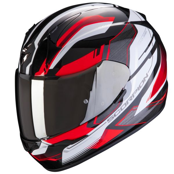 Scorpion Exo 390 Boost Black White Red + Pantalla