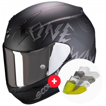 Integral Scorpion Exo 390 Oneway Matt Black Silver + Pantalla
