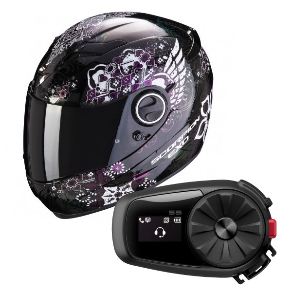 Exo 490 Divina Black Chameleon Kit Bluetooth Sena 5S Solo