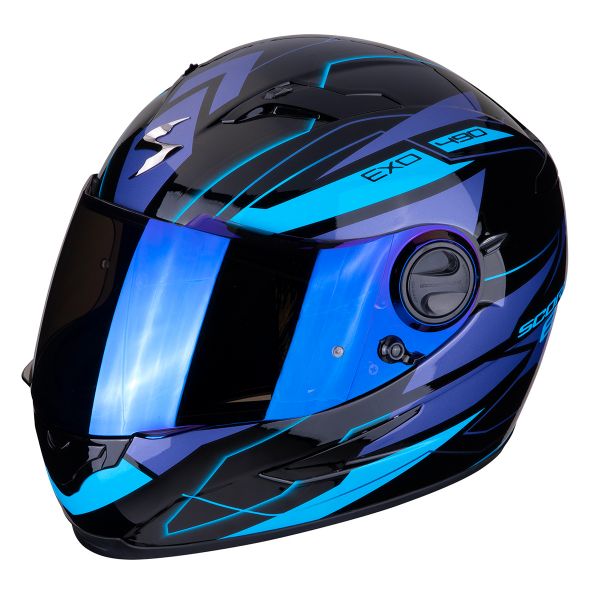 Capacete Moto -490 Divina Black Cameleon Scorpion Exo