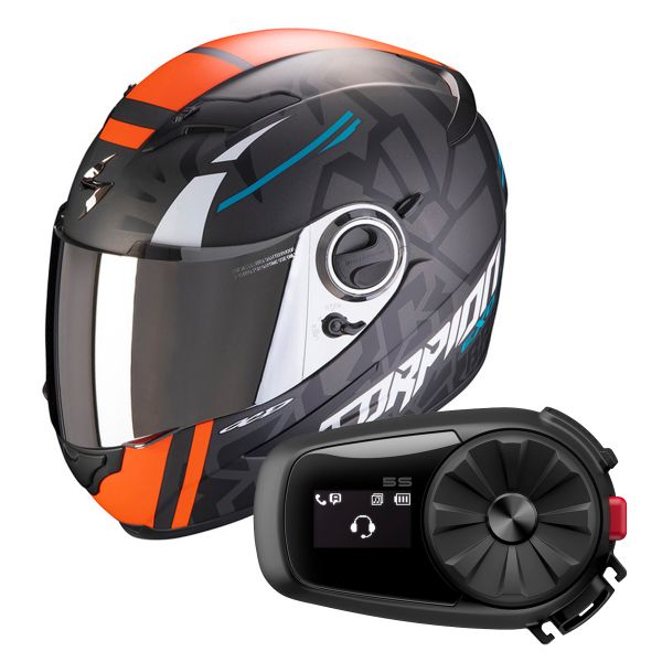 Integral Scorpion Exo 490 Rok II Replica + Kit Bluetooth Sena 5S Solo