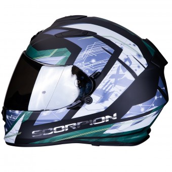 Scorpion Exo 510 Air Clarus Negro Mate Plata