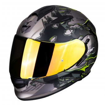 Casque Integral Scorpion Exo 510 Air Likid Titanio Amarillo Fosforescente Casque Integral Scorpion Exo 510 Air Likid Titanio Amarillo Fosforescente