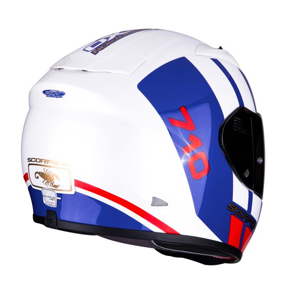 Casco Scooter/moto Kochmann RB 710 - Estilo Vintage, Color Blanco, Tallas XS A XXL, Visor Tintado Y Protección ABS
