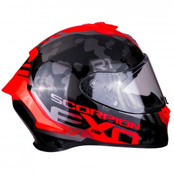 Scorpion Exo R1 Air Ogi Negro Rojo
