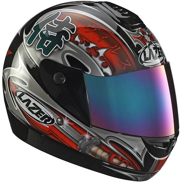 Integral Lazer LZ6 Katana Negro Rojo