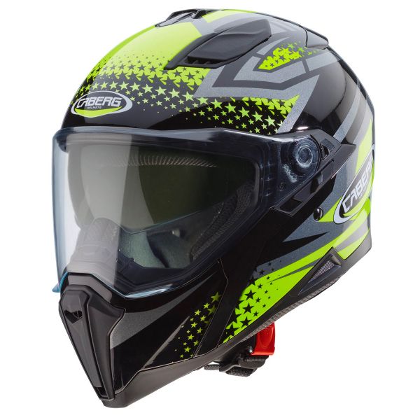 Integral Caberg Jackal Supra Amarillo Antracita Negro