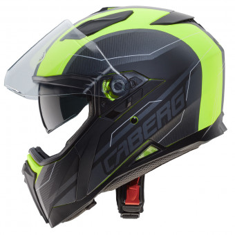 Caberg Jackal Supra Noir Anthracite Jaune Fluo