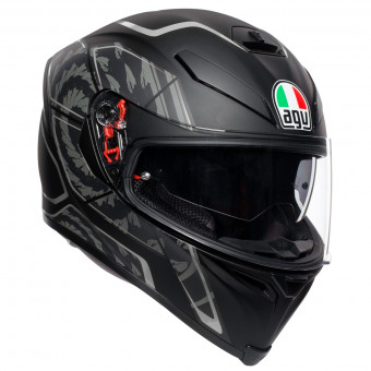 Integral AGV K-5 S Tornado Negro Plata