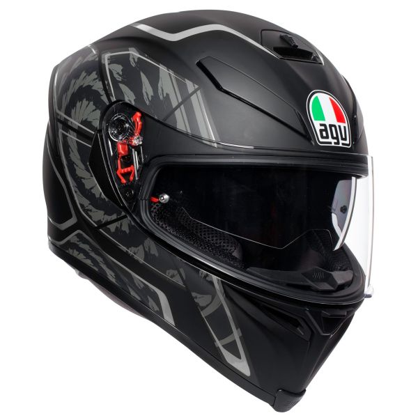 Integral AGV K-5 S Tornado Negro Plata
