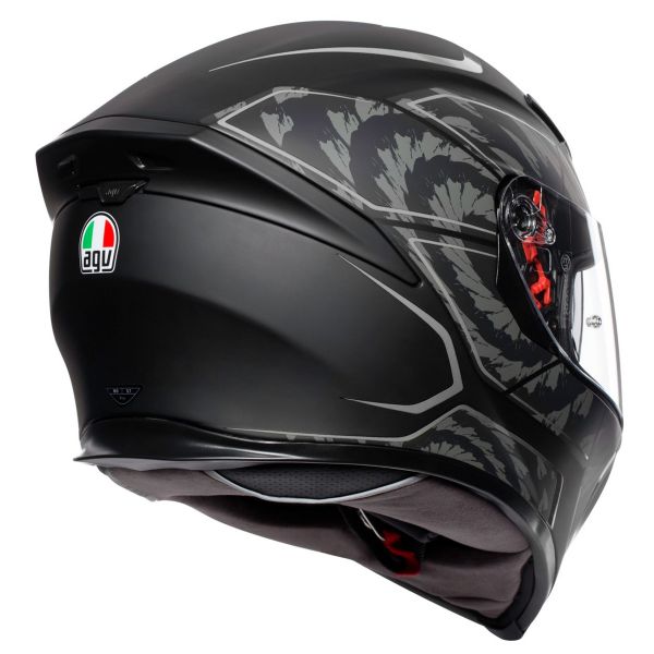 AGV K-5 S Tornado Negro Plata