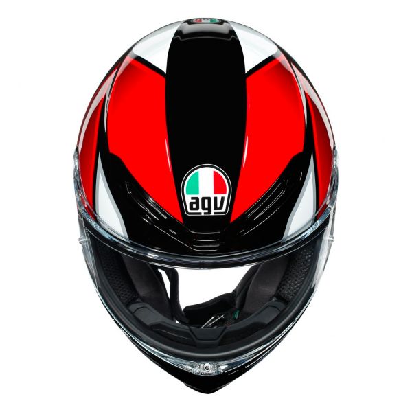 AGV K-6 Hyphen Black Red White