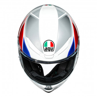 AGV K-6 Hyphen White Red Blue