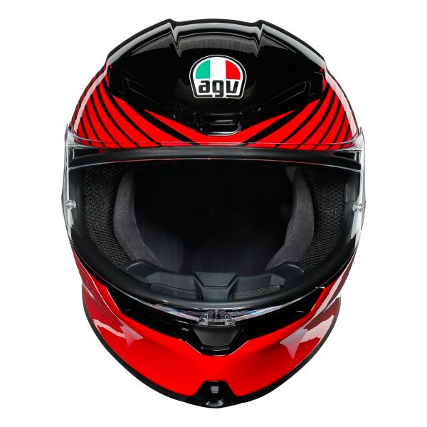 AGV K-6 Rush Black Red