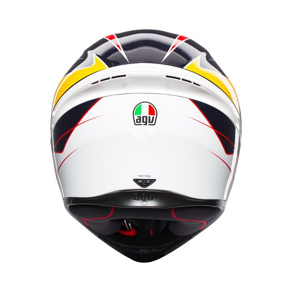 AGV K1 Pitlane Azul Rojo Amarillo