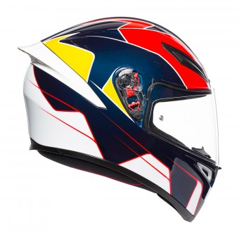 AGV K1 Pitlane Azul Rojo Amarillo