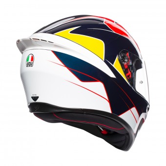 AGV K1 Pitlane Azul Rojo Amarillo