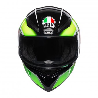 AGV K1 Qualify Negro Verde