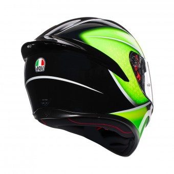 AGV K1 Qualify Negro Verde