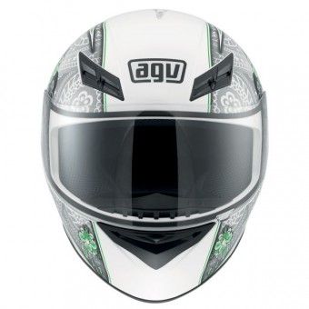 AGV K3 Multi Crew White Plata Lime