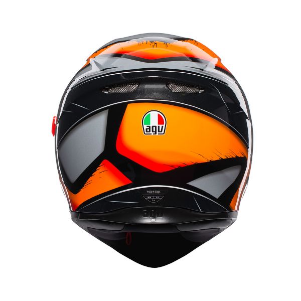 AGV K3 SV Liquefy Negro Naranja