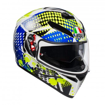 Integral AGV K3 SV Pop Blanco Azul