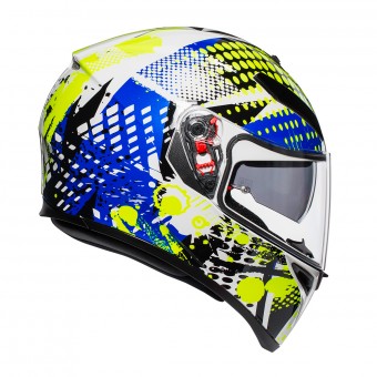 AGV K3 SV Pop Blanco Azul