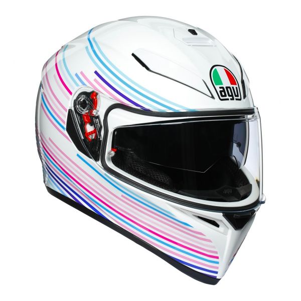 Integral AGV K3 SV Sakura Pearl White Purple