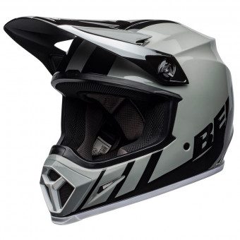 Casque Cross Bell MX-9 Mips Dash Grey Black White Casque Cross Bell MX-9 Mips Dash Grey Black White