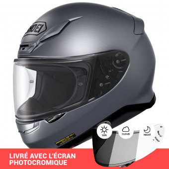 Integral Shoei NXR Pearl Grey + Pantalla Fotocromtica