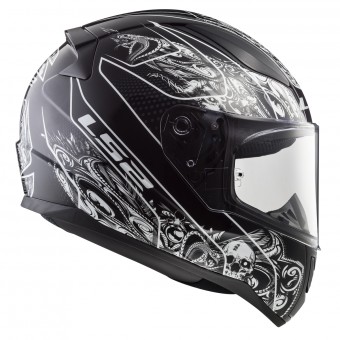 LS2 Rapid Crypt Black White FF353