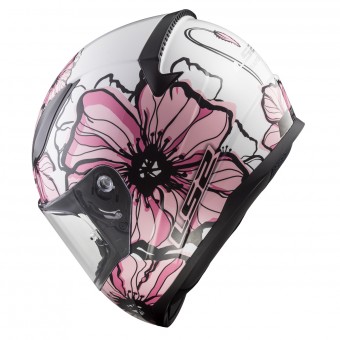 LS2 Rapid Poppies White Pink FF353