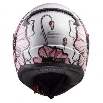 LS2 Rapid Poppies White Pink FF353